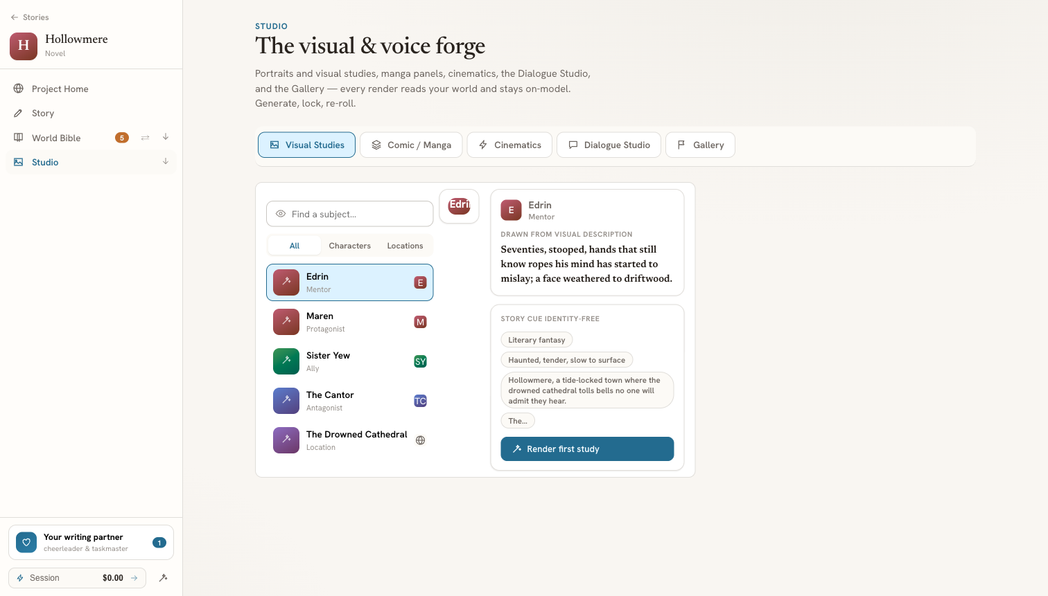 DraftNado Studio — image generation
